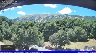 immagine della webcam nei dintorni di Pacentro: webcam Rocca Pia