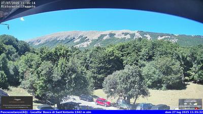immagine della webcam nei dintorni di Civitella Alfedena: webcam Rocca Pia