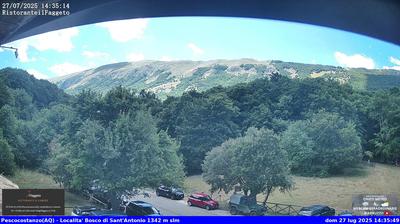immagine della webcam nei dintorni di Cansano: webcam Rocca Pia