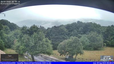 immagine della webcam nei dintorni di Ortona dei Marsi: webcam Rocca Pia