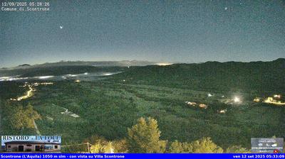immagine della webcam nei dintorni di Monte Pratello: webcam Scontrone