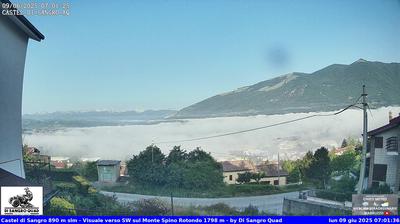 immagine della webcam nei dintorni di Monteroduni: webcam Castel di Sangro
