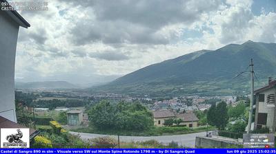 immagine della webcam nei dintorni di Roio del Sangro: webcam Castel di Sangro