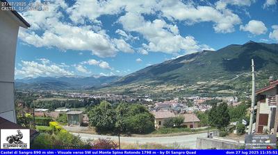 immagine della webcam nei dintorni di Pescocostanzo: webcam Castel di Sangro