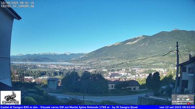 immagine della webcam nei dintorni di Monte Pratello: webcam Castel di Sangro