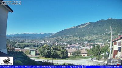 immagine della webcam nei dintorni di Scontrone: webcam Castel di Sangro