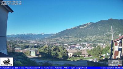 immagine della webcam nei dintorni di Alvito: webcam Castel di Sangro