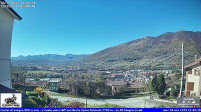 immagine della webcam nei dintorni di Macchia d'Isernia: webcam Castel di Sangro