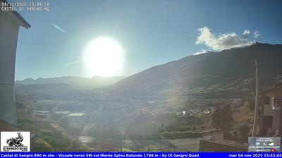 immagine della webcam nei dintorni di Macchia d'Isernia: webcam Castel di Sangro