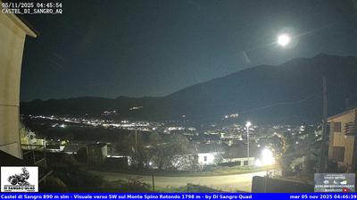 immagine della webcam nei dintorni di Roio del Sangro: webcam Castel di Sangro