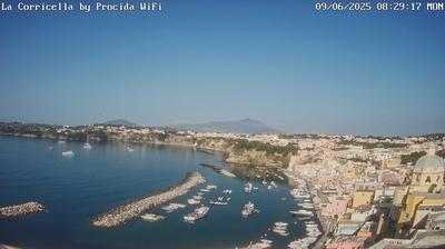Preview delle webcam di Procida › Sud-Ovest: Marina di Corricella