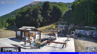 immagine della webcam nei dintorni di Pacentro: webcam Campo di Giove