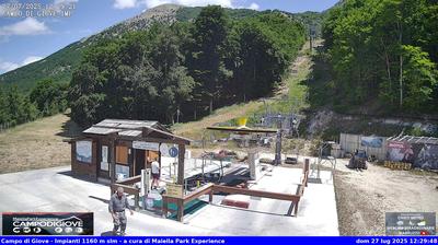 immagine della webcam nei dintorni di Sant'Eufemia a Maiella: webcam Campo di Giove