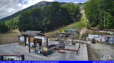 immagine della webcam nei dintorni di Cansano: webcam Campo di Giove