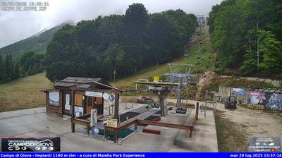 immagine della webcam nei dintorni di Roio del Sangro: webcam Campo di Giove