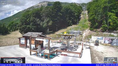 immagine della webcam nei dintorni di Villetta Barrea: webcam Campo di Giove