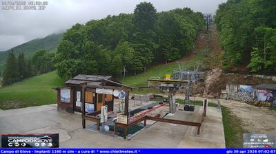 immagine della webcam nei dintorni di Roio del Sangro: webcam Campo di Giove