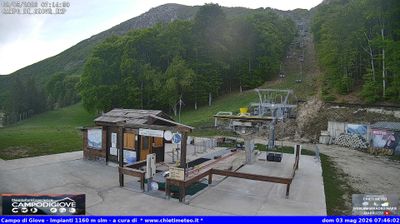 immagine della webcam nei dintorni di Ortona dei Marsi: webcam Campo di Giove