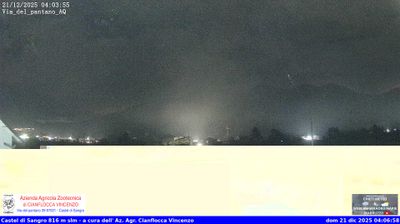 immagine della webcam nei dintorni di San Donato Val di Comino: webcam Castel di Sangro