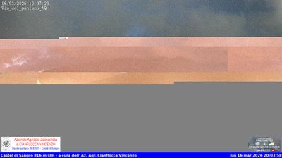 immagine della webcam nei dintorni di San Donato Val di Comino: webcam Castel di Sangro