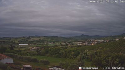 immagine della webcam nei dintorni di Fogliano Marina: webcam Poggio Berni