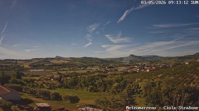 immagine della webcam nei dintorni di Roncofreddo: webcam Poggio Berni