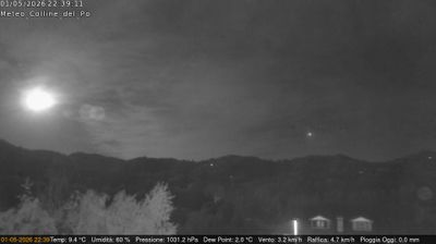 immagine della webcam nei dintorni di Torino Bric della Croce: webcam Rivalba