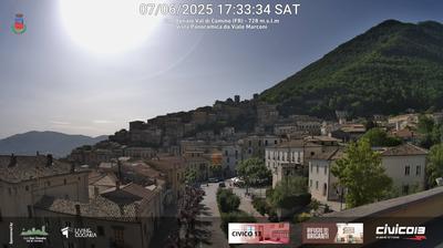 immagine della webcam nei dintorni di Pontecorvo: webcam San Donato Val di Comino