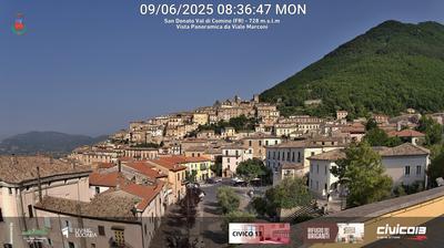 immagine della webcam nei dintorni di Cervaro: webcam San Donato Val di Comino
