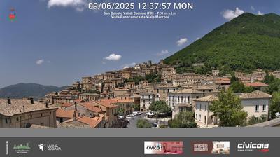 immagine della webcam nei dintorni di Rionero Sannitico: webcam San Donato Val di Comino