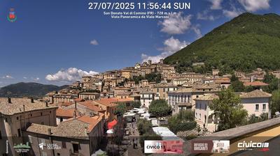 immagine della webcam nei dintorni di Castel di Sangro: webcam San Donato Val di Comino