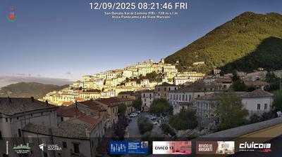 immagine della webcam nei dintorni di Pontecorvo: webcam San Donato Val di Comino