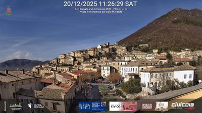 immagine della webcam nei dintorni di Scontrone: webcam San Donato Val di Comino
