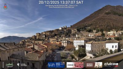 immagine della webcam nei dintorni di Acquaviva d'Isernia: webcam San Donato Val di Comino
