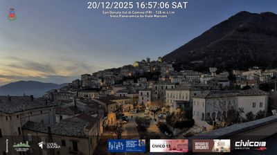 immagine della webcam nei dintorni di Aquino: webcam San Donato Val di Comino