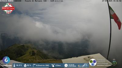 immagine della webcam nei dintorni di Chiavari: webcam Favale di Malvaro