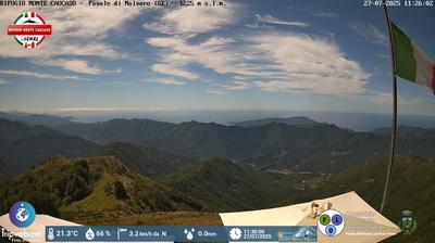 immagine della webcam nei dintorni di Portofino: webcam Favale di Malvaro