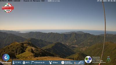 immagine della webcam nei dintorni di Carrega Ligure: webcam Favale di Malvaro