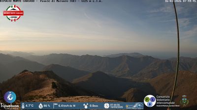 immagine della webcam nei dintorni di Lavagna: webcam Favale di Malvaro