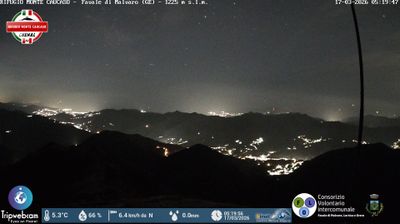 immagine della webcam nei dintorni di Cicagna: webcam Favale di Malvaro