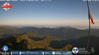 immagine della webcam nei dintorni di Lavagna: webcam Favale di Malvaro