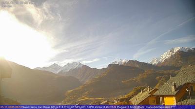 immagine della webcam nei dintorni di Punta Helbronner: webcam Saint-Pierre