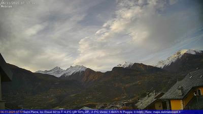 immagine della webcam nei dintorni di Chamole': webcam Saint-Pierre