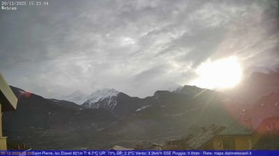 immagine della webcam nei dintorni di Cresta Youla: webcam Saint-Pierre