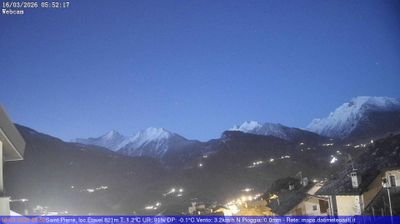 immagine della webcam nei dintorni di Courmayeur: webcam Saint-Pierre