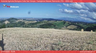 immagine della webcam nei dintorni di Fano Adriano: webcam Castiglione Messer Raimondo