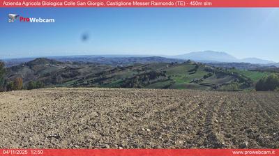 immagine della webcam nei dintorni di Pineta: webcam Castiglione Messer Raimondo