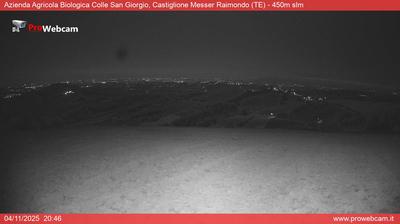 immagine della webcam nei dintorni di Castelli: webcam Castiglione Messer Raimondo
