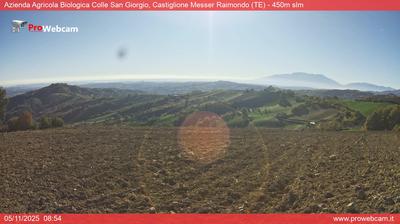 immagine della webcam nei dintorni di Ofena: webcam Castiglione Messer Raimondo