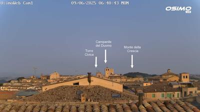 immagine della webcam nei dintorni di Cingoli: webcam Osimo